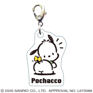 ポチャッコ スリーシーエムチャーム ジッパーアクセサリー ちょうちょ