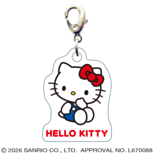 ハローキティ スリーシーエムチャーム ジッパーアクセサリー そわそわ