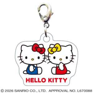 ハローキティ　スリーシーエムチャーム　ジッパーアクセサリー　ミミィといっしょ