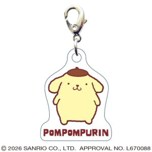 ポムポムプリン スリーシーエムチャーム ジッパーアクセサリー たっち
