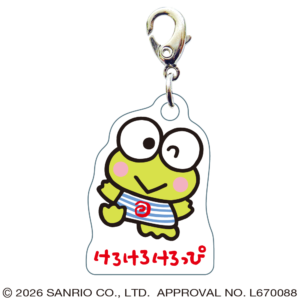 けろけろけろっぴ　スリーシーエムチャーム　ジッパーアクセサリー　げんき