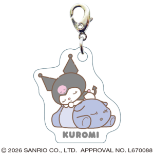 クロミ　スリーシーエムチャーム　ジッパーアクセサリー　ふたりでおひるね