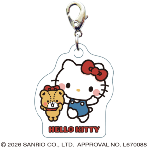 ハローキティ スリーシーエムチャーム ジッパーアクセサリー わーい