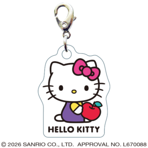 ハローキティ スリーシーエムチャーム ジッパーアクセサリー りんご