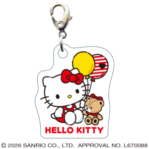 ハローキティ スリーシーエムチャーム ジッパーアクセサリー ふうせん