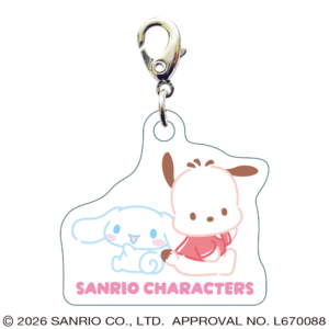 シナモロール ポチャッコ スリーシーエムチャーム ジッパーアクセサリー おともだち