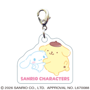 シナモロール ポムポムプリン スリーシーエムチャーム ジッパーアクセサリー おともだち
