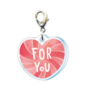 スリーシーエムチャーム　バッグチャーム　ジッパーアクセサリー　FOR YOU