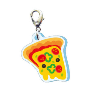 スリーシーエムチャーム　バッグチャーム　ジッパーアクセサリー　ピザ