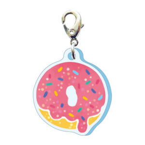 スリーシーエムチャーム　バッグチャーム　ジッパーアクセサリー　ドーナツ