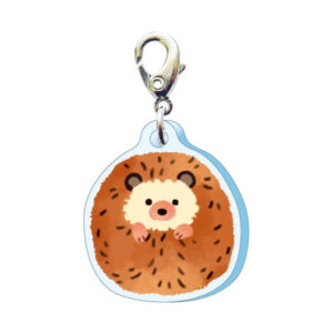 スリーシーエムチャーム　バッグチャーム　ジッパーアクセサリー　はりねずみ