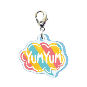 スリーシーエムチャーム　バッグチャーム　ジッパーアクセサリー　YUMYUM