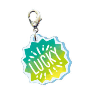 スリーシーエムチャーム　バッグチャーム　ジッパーアクセサリー　LUCKY