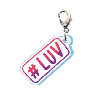 スリーシーエムチャーム　バッグチャーム　ジッパーアクセサリー　＃LUV