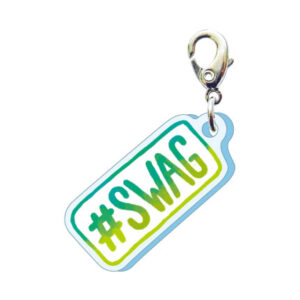 スリーシーエムチャーム　バッグチャーム　ジッパーアクセサリー　＃SWAG