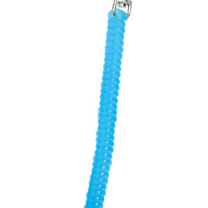 リールキーホルダー 伸びる キーホルダー 伸縮コード 落下防止 パスケース 鍵 紛失防止 通勤 通学 軽量 コンパクト キーリング のびーるキーホルダーⅡ　ブルー
