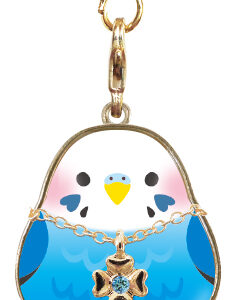 おなじないつき　ことりコレクションキーホルダー　セキセイブルー　しあわせであふれる