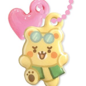 おドジちゃんキーチェーン　ナイスおドジ　「めがねをあたまのうえにかけたまま、めがねどこ～？」