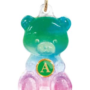 🍬🧸 ハピベアキーチェーン イニシャルver. 🧸🍬　A　おまじない　幸せいっぱい！