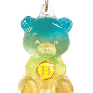 🍬🧸 ハピベアキーチェーン イニシャルver. 🧸🍬　H　おまじない　ステキな日になる