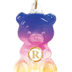 🍬🧸 ハピベアキーチェーン イニシャルver. 🧸🍬　R　おまじない　うれしいことがおこる