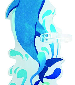 マリンアクリルペンスタンド　バンドウイルカ