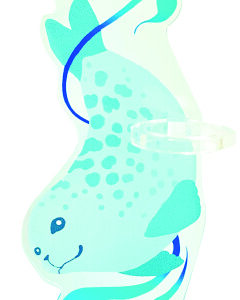 マリンアクリルペンスタンド　ゴマフアザラシ