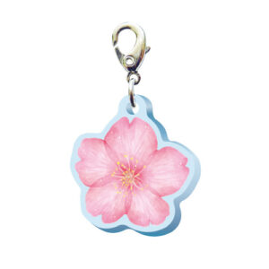 スリーシーエムチャーム　バッグチャーム　ジッパーアクセサリー　（フラワー編）桜・さくら・サクラの花言葉　美麗