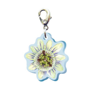 スリーシーエムチャーム　バッグチャーム　ジッパーアクセサリー　（フラワー編）トケイソウの花言葉　聖なる愛