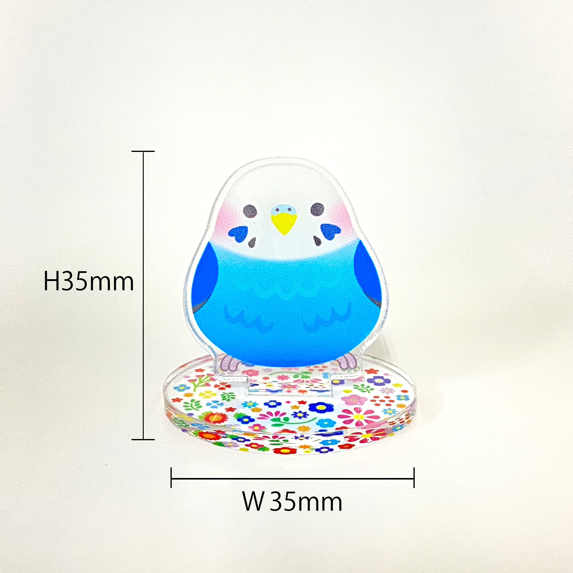 ことりコレクションアクリルスタンド　セキセイブルー