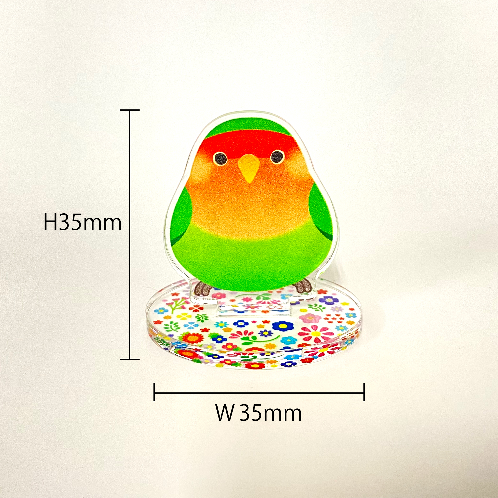 ことりコレクションアクリルスタンド　コザクラインコ