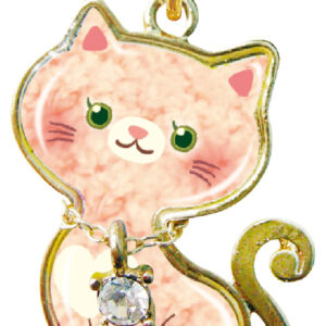 ニャンコレ(ニャンココレクション)ロゼ 「魅力的になれる」ボールチェーン バッグチャーム ジッパーアクセサリー