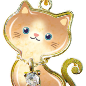 ニャンコレ(ニャンココレクション)マンチカン 「元気がわいてくる」ボールチェーン バッグチャーム ジッパーアクセサリー