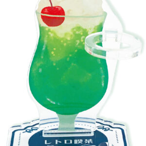 レトロ喫茶ペンスタンド　メロンソーダ　クリームソーダ　ソーダフロート