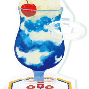 レトロ喫茶ペンスタンド　ブルーソーダ　クリームソーダ　ソーダフロート