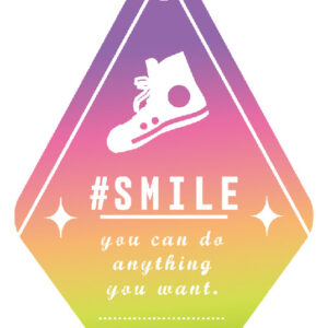 ５つ繋げて星の形に❣　おそろいで映える　ときめくグラデーション　ピタタグ　キーチェーン　SMILE