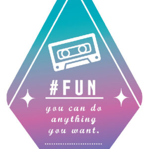 ５つ繋げて星の形に❣　おそろいで映える　ときめくグラデーション　ピタタグ　キーチェーン　FUN