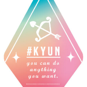 ５つ繋げて星の形に❣　おそろいで映える　ときめくグラデーション　ピタタグ　キーチェーン　KYUN