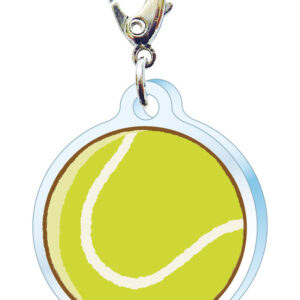 スリーシーエム　部活・学園バッグチャーム　ジッパーアクセサリー　テニスボール