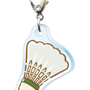 スリーシーエム　部活・学園バッグチャーム　ジッパーアクセサリー　バドミントン