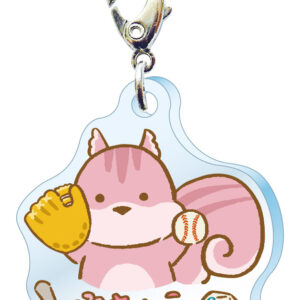 スリーシーエム　部活・学園バッグチャーム　ジッパーアクセサリー　野球部A