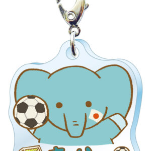 スリーシーエム　部活・学園バッグチャーム　ジッパーアクセサリー　サッカー部A