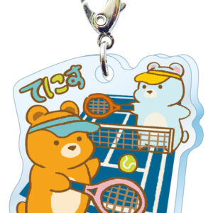 スリーシーエム　部活・学園バッグチャーム　ジッパーアクセサリー　テニス部B