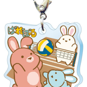 スリーシーエム　部活・学園バッグチャーム　ジッパーアクセサリー　バレーボール部B