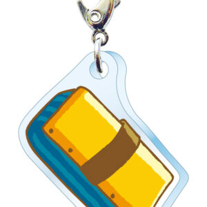 スリーシーエム　部活・学園バッグチャーム　ジッパーアクセサリー　黒板消し