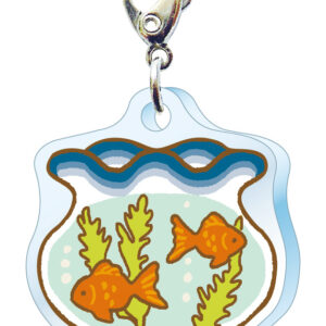 スリーシーエム　部活・学園バッグチャーム　ジッパーアクセサリー　金魚鉢