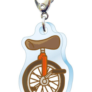 スリーシーエム　部活・学園バッグチャーム　ジッパーアクセサリー　一輪車