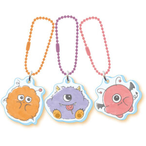 ワンスリー　キーチェーン　モンスター　3個セットのキーチェーン