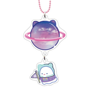 惑星とおばけキーチェーン　ねこおばけ