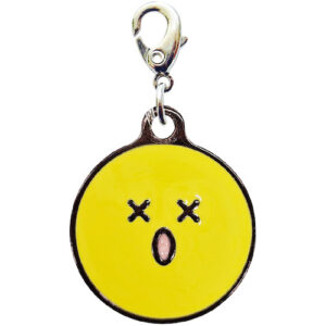 キャスト製　3㎝　ファスナーチャーム　ジッパーアクセサリー　だめにこ
